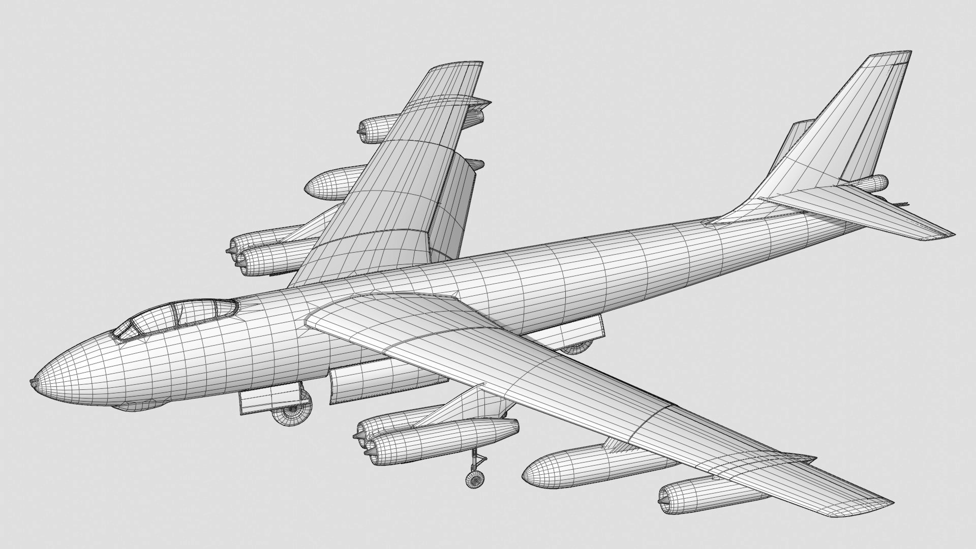 Boeing B47 Stratojet model https://p.turbosquid.com/ts-thumb/lb/xnVQFW/cM/b47wire3/jpg/1753004307/1920x1080/fit_q87/bb3a390ae8903eb928095c93ef99a9bef8938880/b47wire3.jpg