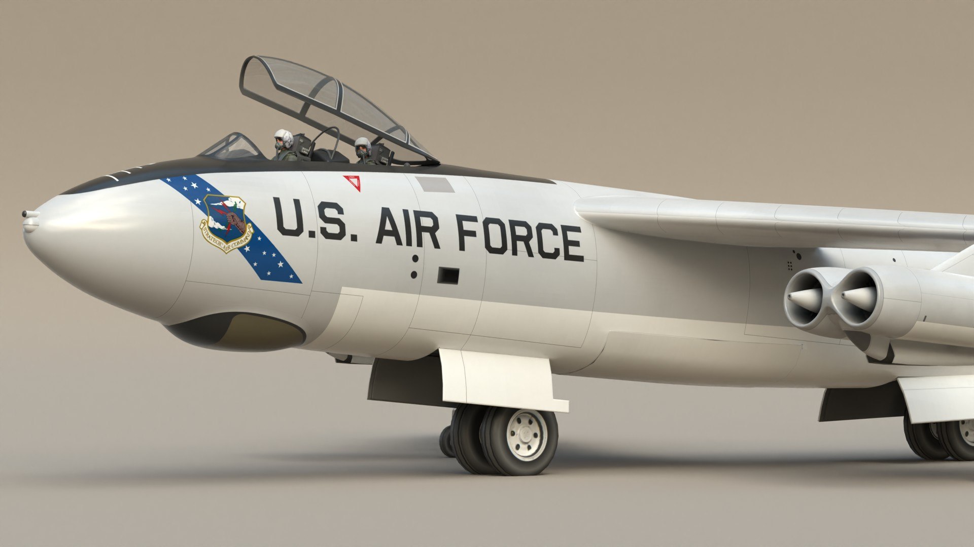 Boeing B47 Stratojet model https://p.turbosquid.com/ts-thumb/lb/xnVQFW/cg/b47pr9/jpg/1753004277/1920x1080/fit_q87/c800abb4ab61e5eec53ef2dbc5d311da6794d569/b47pr9.jpg