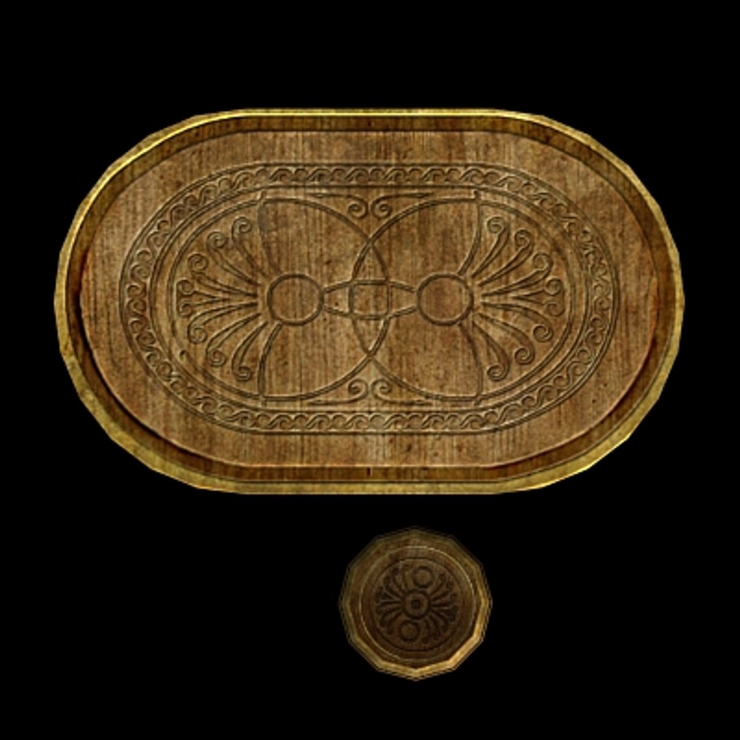 3d Model Fantasy Table Stool