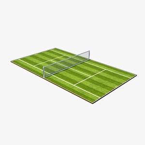 Tennis Court 3D model