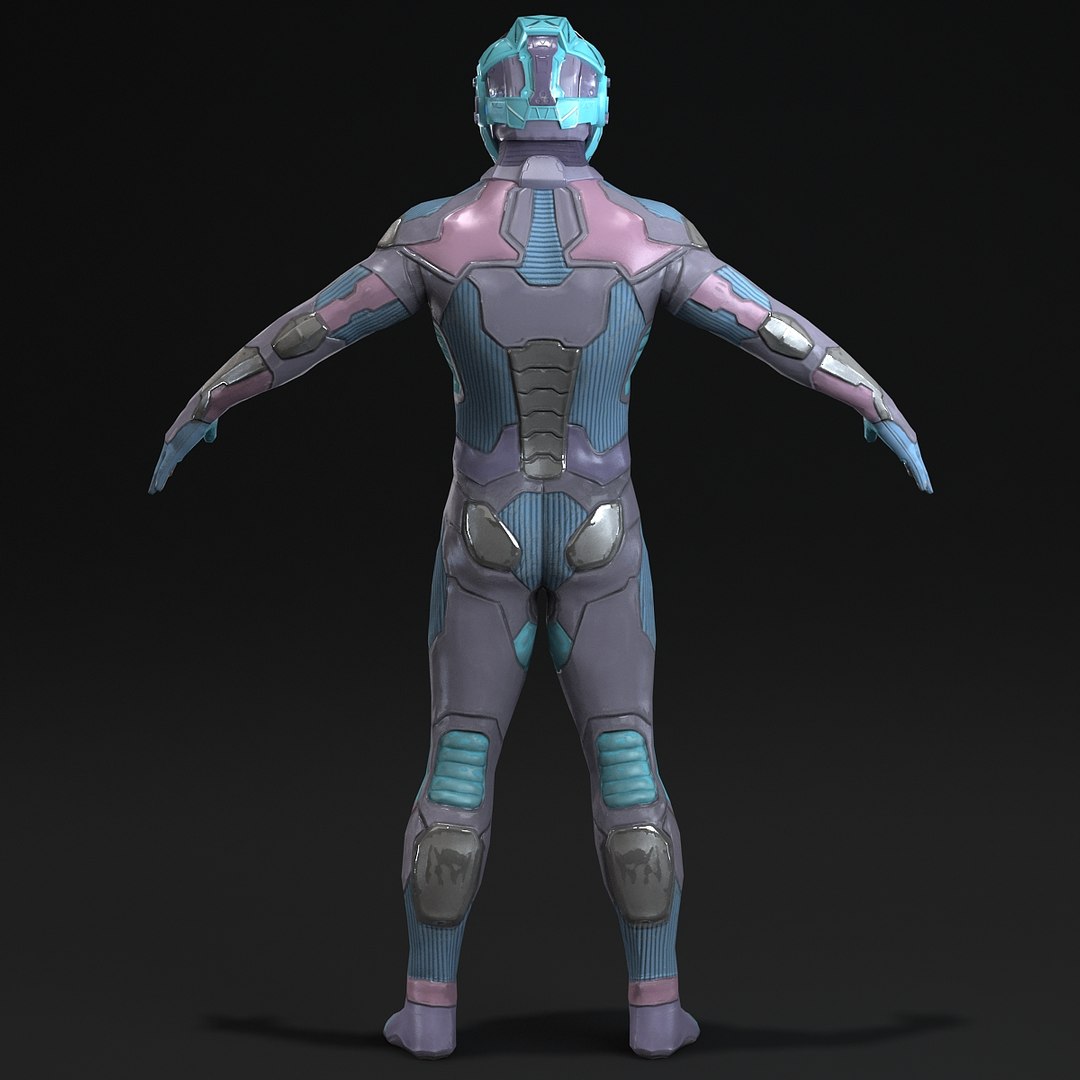 3d Model Of Astronaut