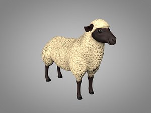 3D ram sheep model