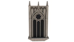 3D model Gothic Window