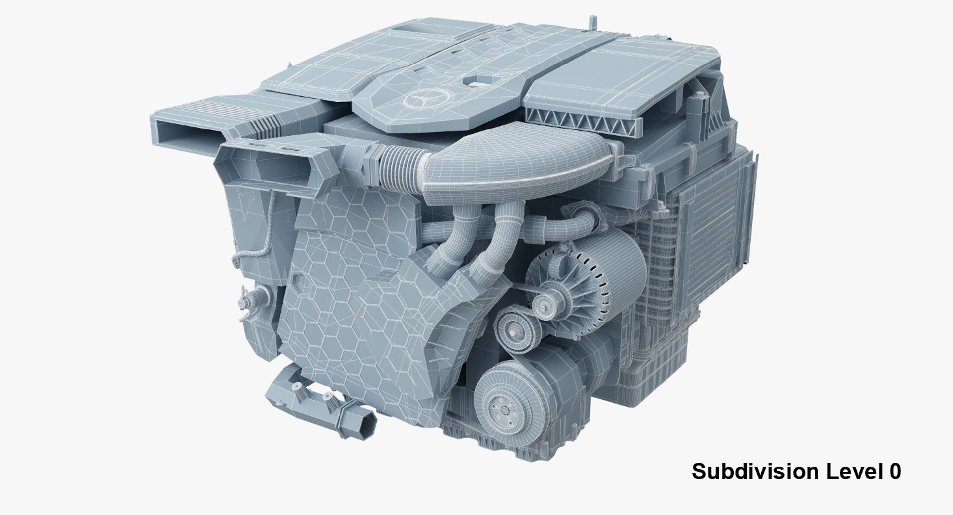 3D Mercedes Diesel Engine Om654 Model - TurboSquid 1204408
