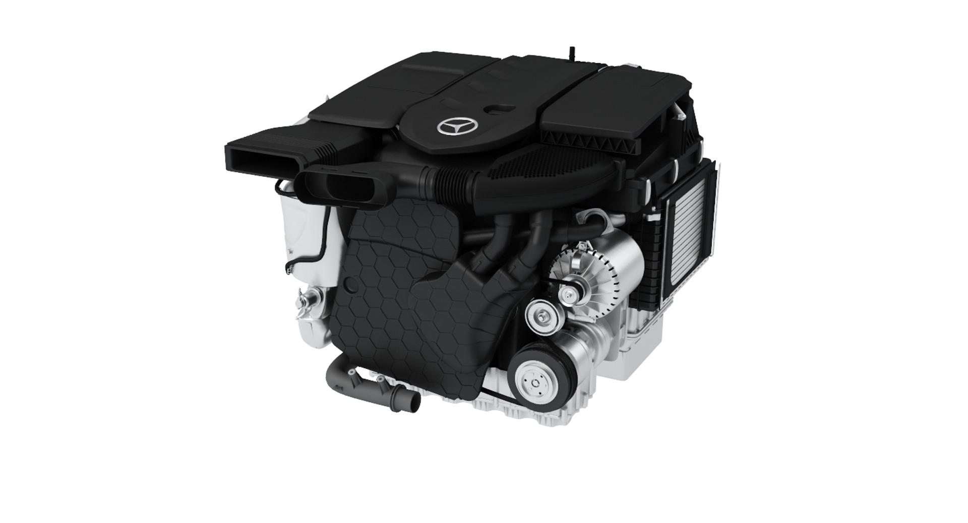 3D Mercedes Diesel Engine Om654 Model - TurboSquid 1204408