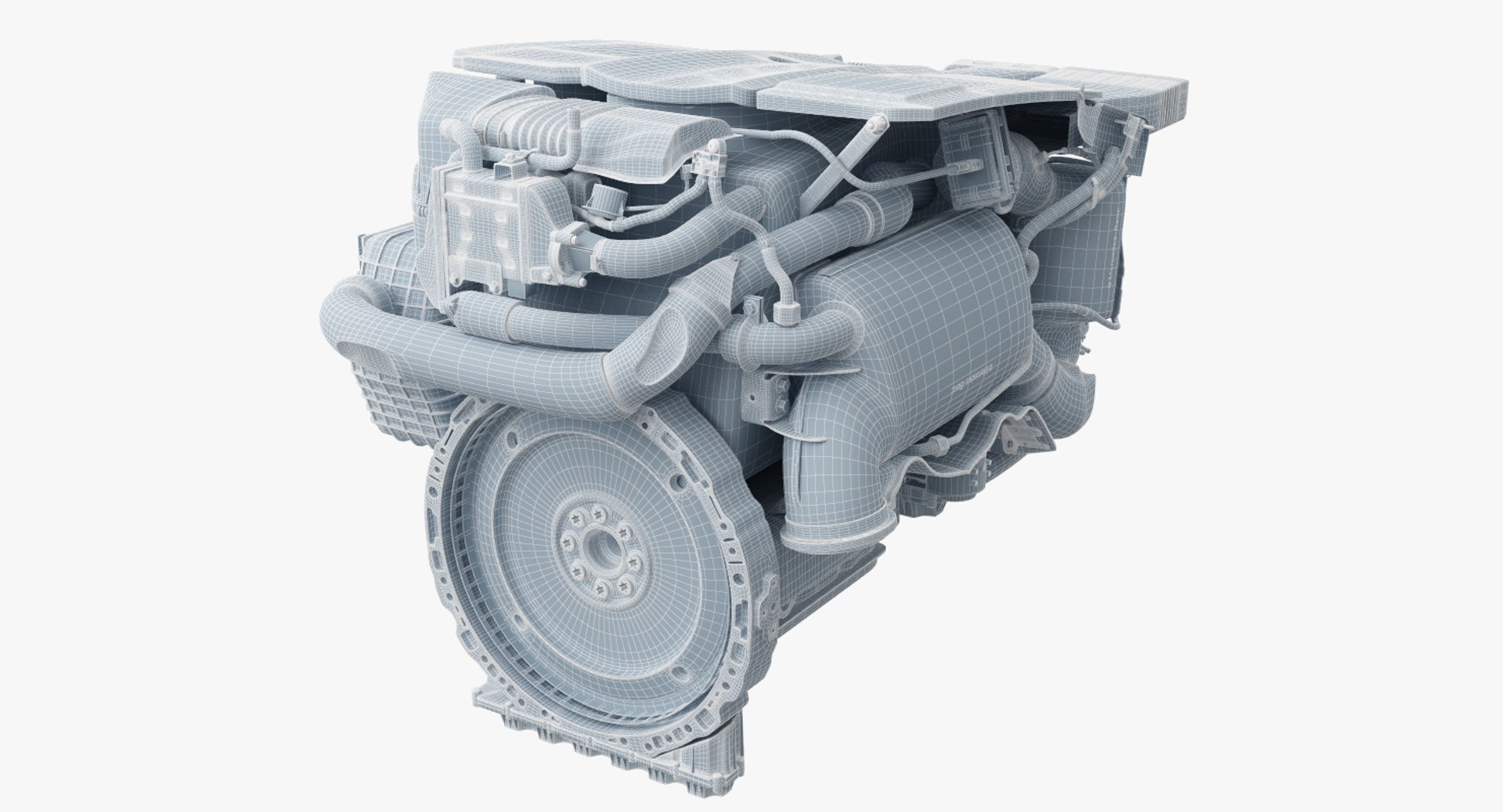 3D Mercedes Diesel Engine Om654 Model - TurboSquid 1204408