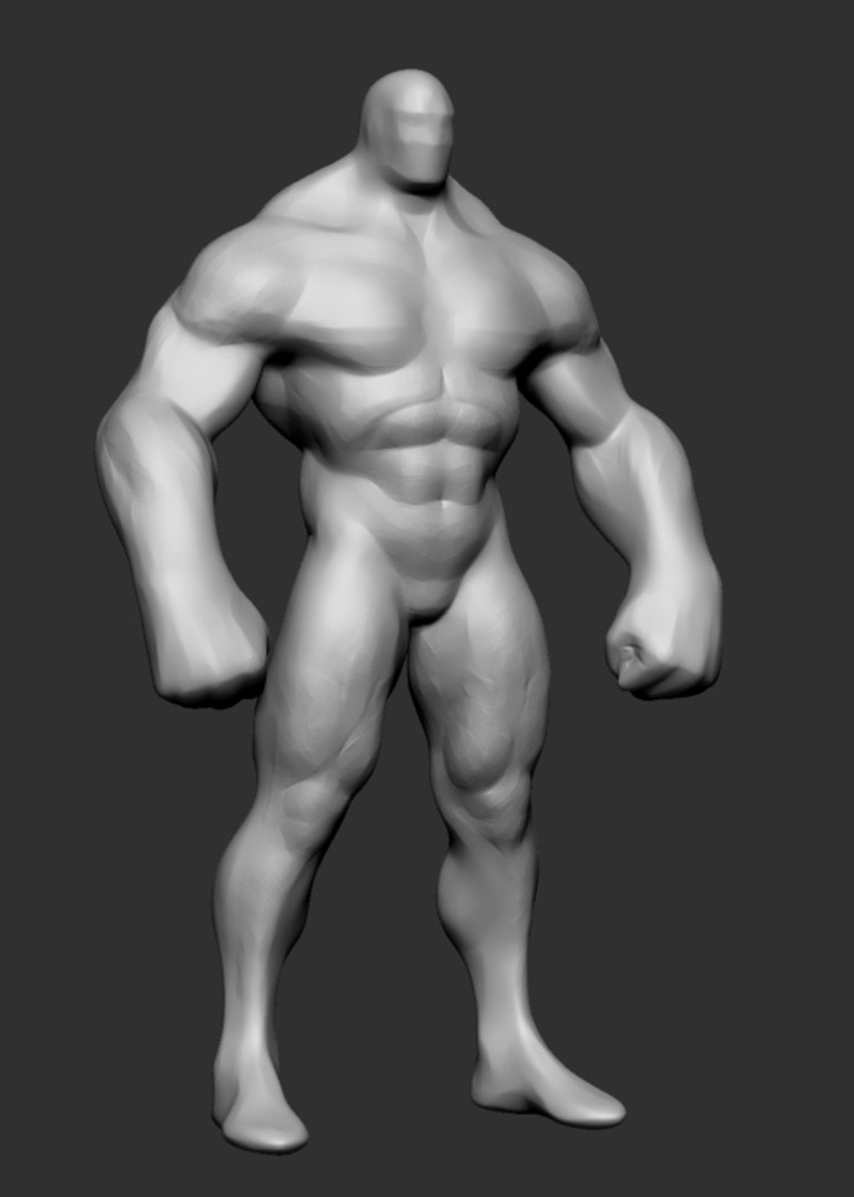 3d Heroic Character Base