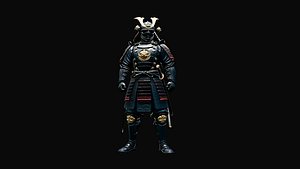 Samurai 3D model