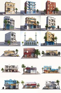 arab city pack 9 3D model