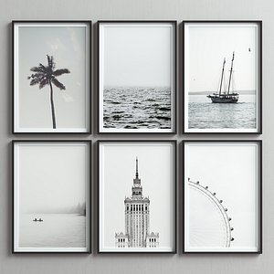 picture frames set -62 3D model