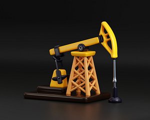 Oil Pumpjack 3d model