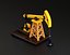 Oil Pumpjack 3d model
