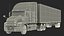 3D semi truck trailer generic