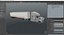 3D semi truck trailer generic