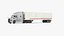 3D semi truck trailer generic