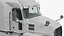 3D semi truck trailer generic