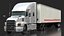 3D semi truck trailer generic