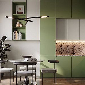 Modern Kitchen 3D model