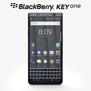 3d model blackberry keyone