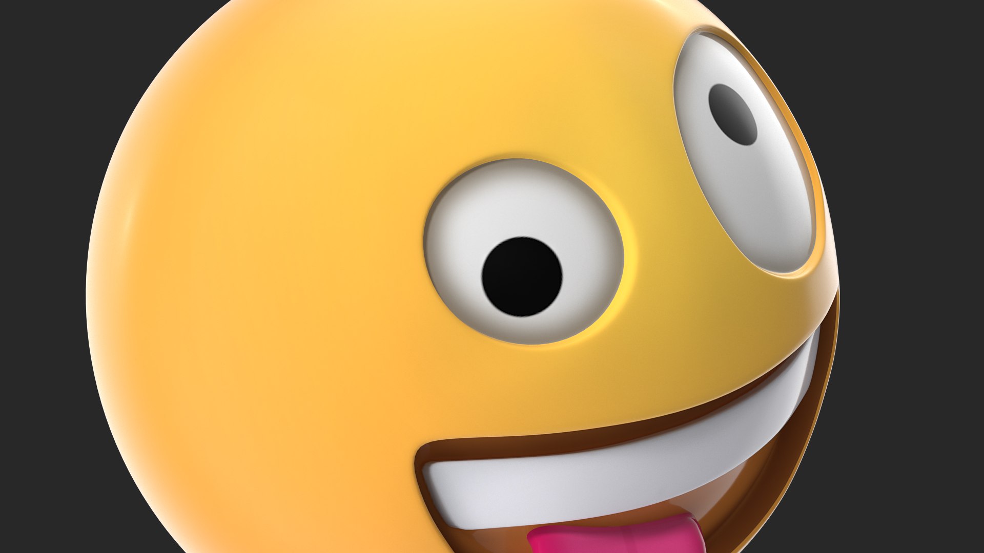 3D zany face emoji https://p.turbosquid.com/ts-thumb/lc/OGoiMs/WCPXw8Zc/zanyfaceemojic4dmodel004/jpg/1585569091/1920x1080/fit_q87/014823c5c968222670648e82e1cca8d693191962/zanyfaceemojic4dmodel004.jpg