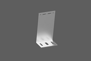 Industrial Aluminum Anchor Ventilated Facade System 3D