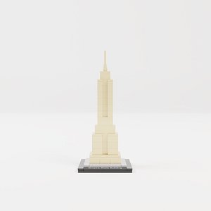 3D Lego Architecture - Empire State Building
