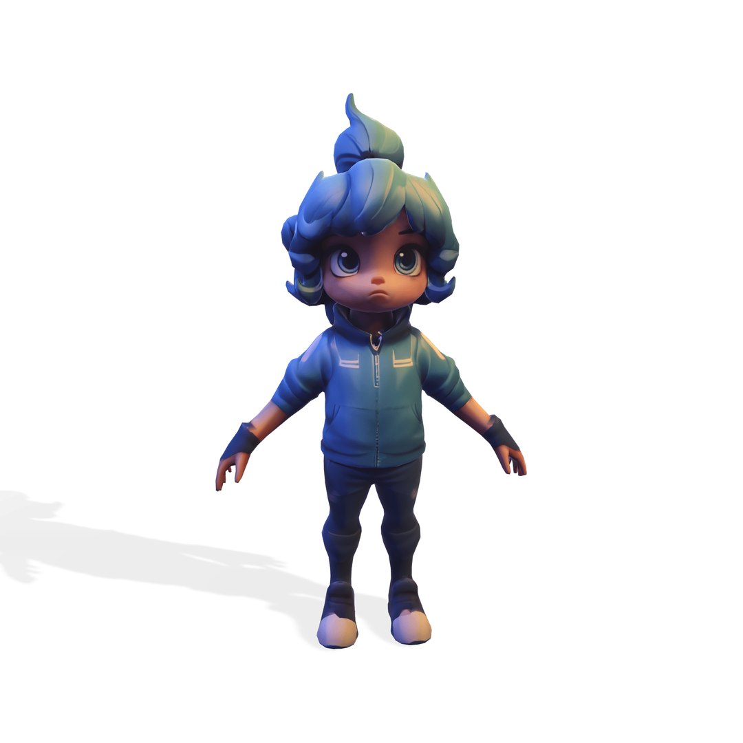 3D Stylized Humanoid Character Model 3D Model - TurboSquid 2322701