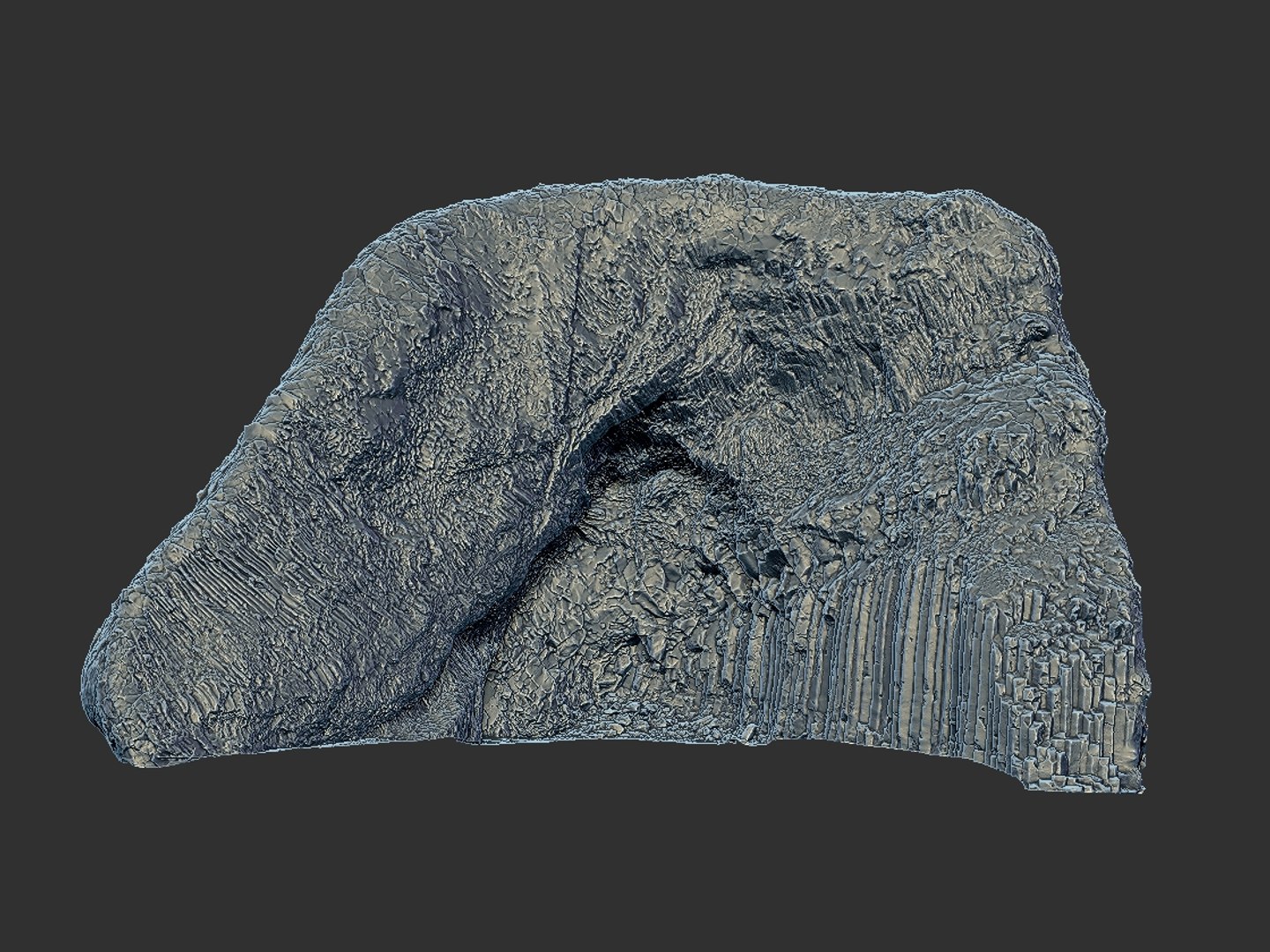 3D Model Iceland Basalt Cliff - TurboSquid 1605721
