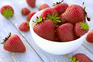 3d strawberries fruits model