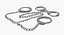 Модель Iron Iron Handcuffs 3D модель