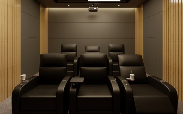 3D model room home theater - TurboSquid 1698463