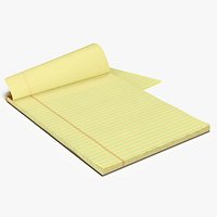 Blank Yellow Legal Pad