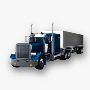 Peterbilt 359 Box Trailer