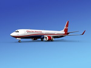 3d 3ds 737-900er 737 airplane 737-900