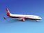 3d 3ds 737-900er 737 airplane 737-900