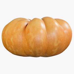 3D realistic pumpkin clean model