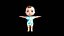 Cartoon family pack rigged