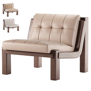 Camilo Chair - Nubuck Nude 2015 3D model