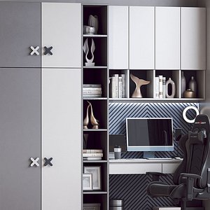 Workplace 3D model