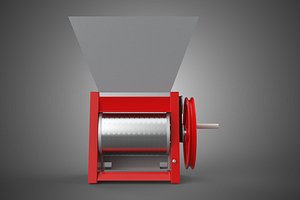 HAND CRANK COFFEE BEAN FRUIT THRESHER SHREDDER GRINDER MACHINE