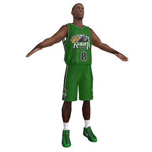 3d model of basketball player