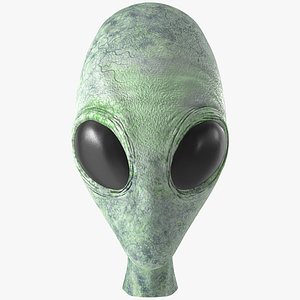 Green Alien Head