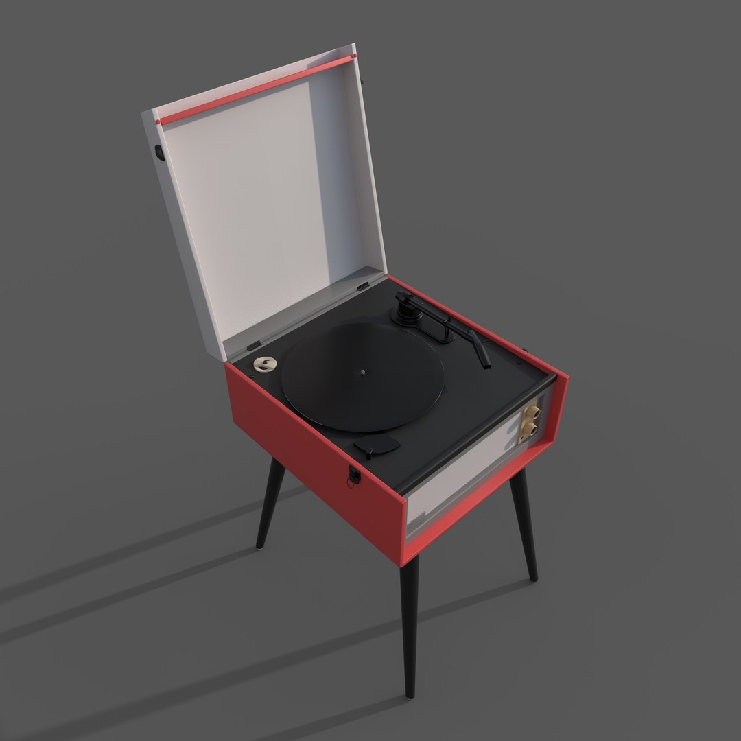 Record Player Model - TurboSquid 2033421