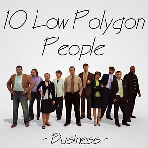 people business 3d model