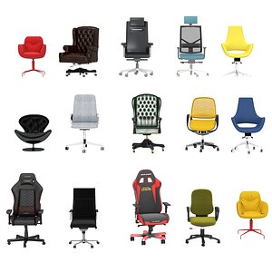 3D Unofficial Dxracer Style Gaming Chair Collection