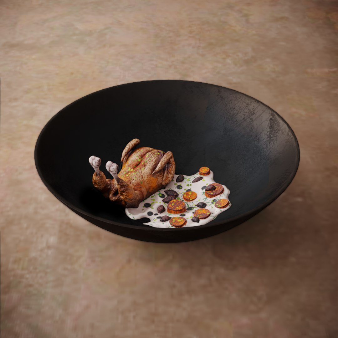 3D Chicken Model - TurboSquid 1302089