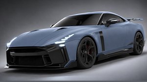 3D Nissan GT-R50 2021 3D Model model