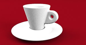 real coffee cup 3D