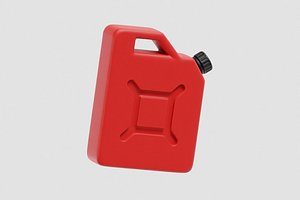 Gallon Jerry Gas Fuel Can container 3D model