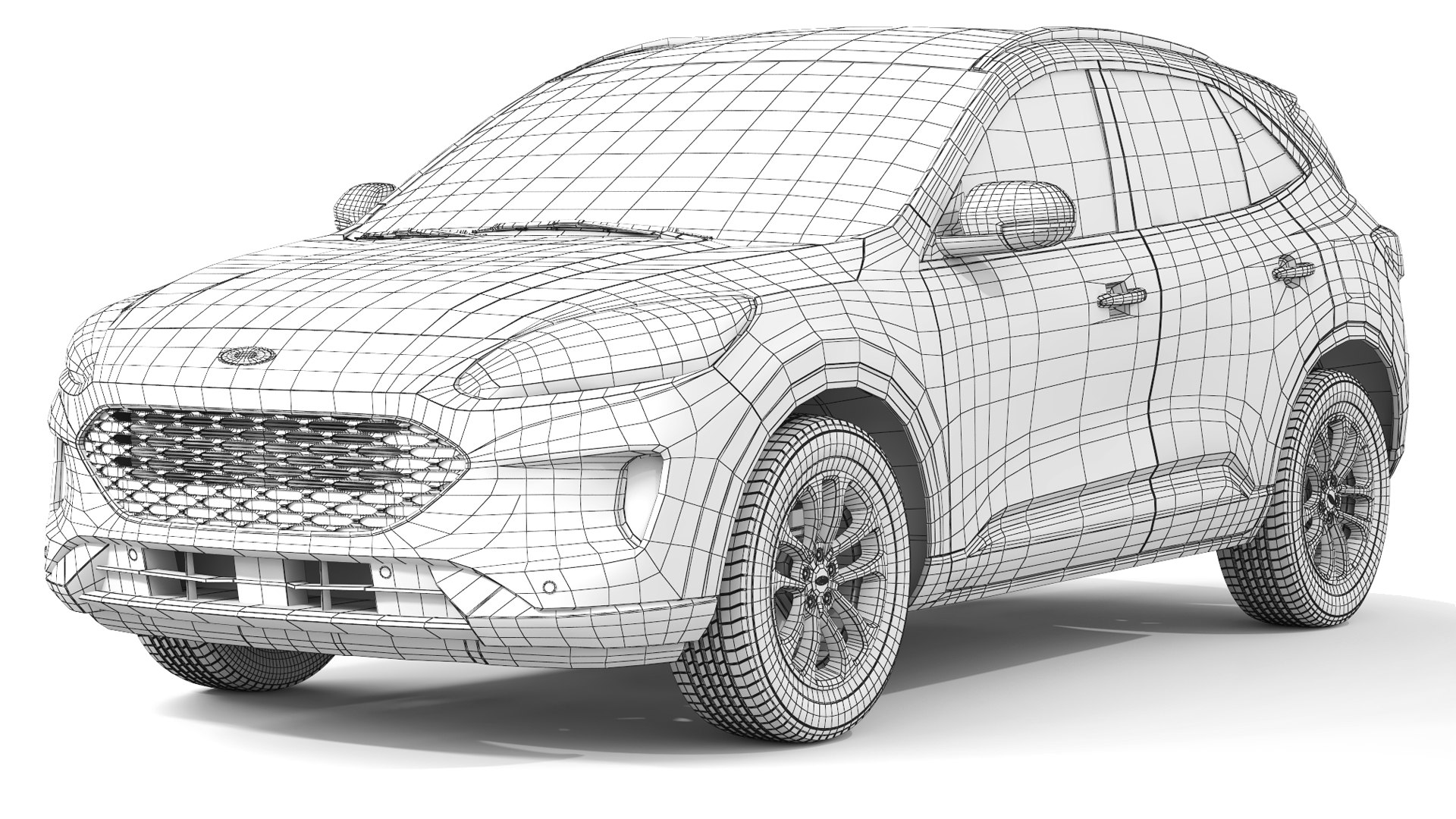 3D Ford Kuga 2020 - TurboSquid 2128613